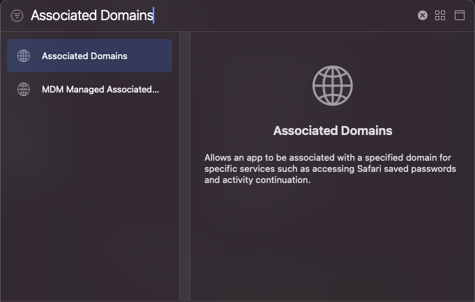 Add Capability menu in Xcode
